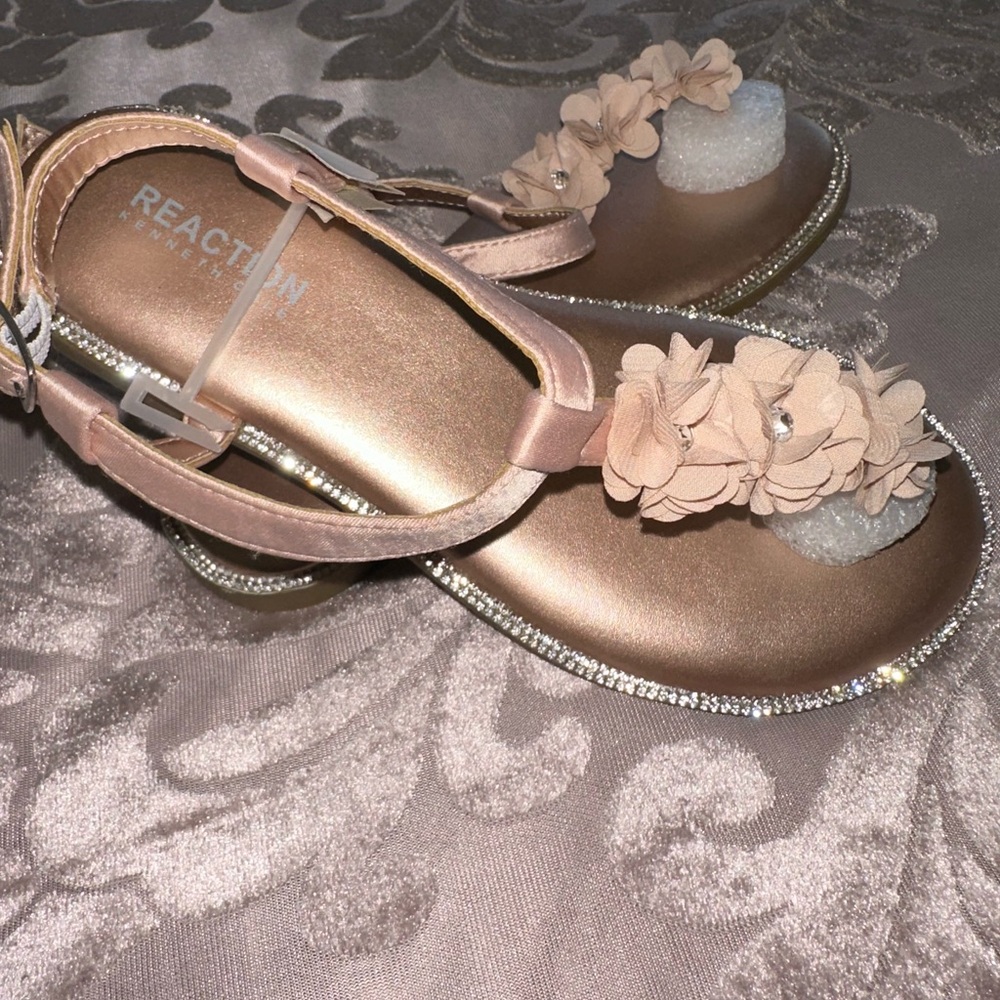 Elegant Floral Sandal (Rose color)